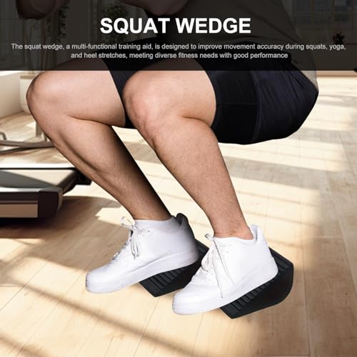Squat Wedges Non-Slip Lightweight Calf Stretcher Incline Board | Wedge Blocks for Squatting for Workout Fitness Pushup Weightlifting Gym Yoga Balance Training Women Men Teens