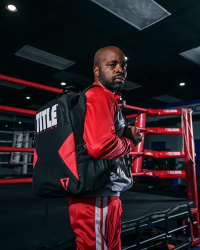 Title Boxing Competitor Backpack - Gym Duffel, Equipment Bag, Boxing Gym Duffle, Athletic Backpack