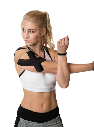 RockTape Uncut Bulk Kinesiology Tape, Continuous Roll (Packaging May Vary) - color: Black, style: STANDARD