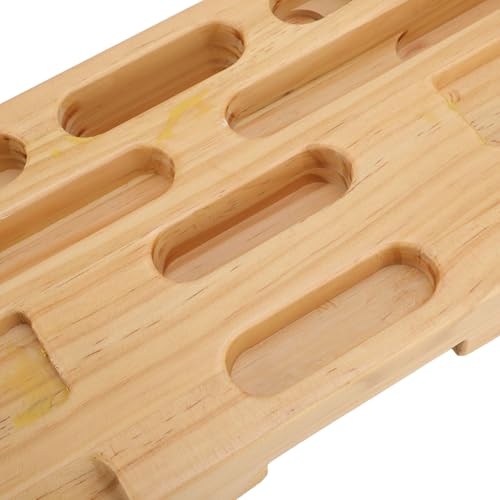 Aramox Training Hangboard Solid Wood Exercise Climbing Finger Board for Home Gym, Outdoor