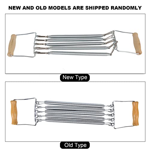 Chest Expander, Removable Spring Resistance Bands, Home Gym Equipment for Muscle Building Strength Training Stretching Routines