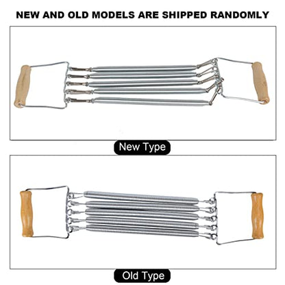 Chest Expander, Removable Spring Resistance Bands, Home Gym Equipment for Muscle Building Strength Training Stretching Routines