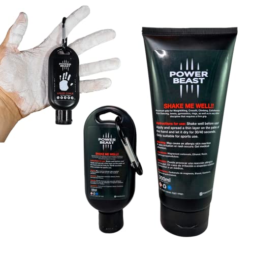 Liquid Chalk Combo 200 + 50 ML + Chalk Ball 2.2 oz. Liquid Sports Chalk, Professional Hand Grip for Gym, Weightlifting, Rock Climbing, Gymnastics, Crossfit, Powerlifting, Pole Dance.