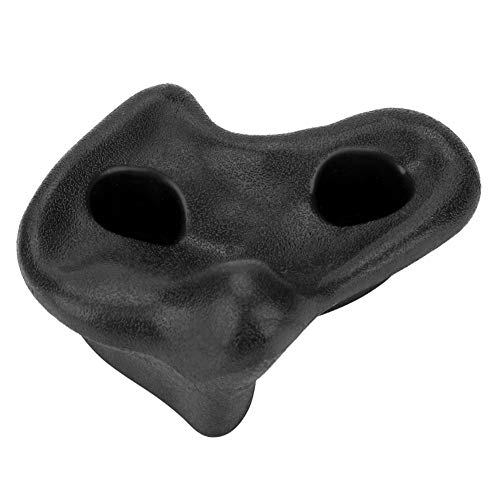 Climbing Stone 10PCS Plastic Textured Rock Climbing Holds Rocks Wall Stones for Climbing Frames, Tree Houses and Kids Climbing Walls(Black)