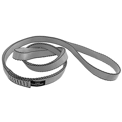 18MM Nylon Climbing Slings Runners 23 kN Strong Webbing Straps for Rock Climbing, Rappelling, Swing, Yoga Hammock etc - color: 1PC Grey, size: 24inch/60cm