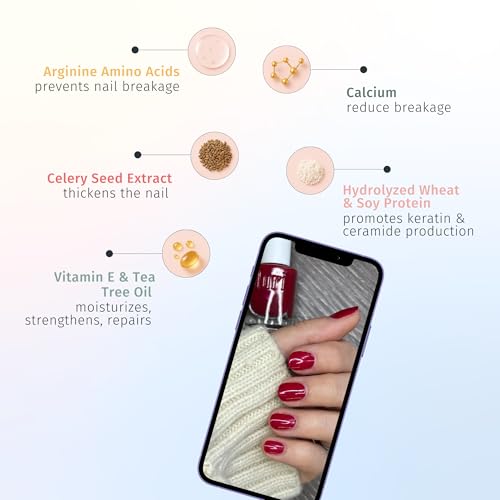 Duri Rejuvacote 1 Nail Growth System + 566 Dragontini Plum Purple Nail Polish Bundle - Nail Strengthener & Glossy Dark Purple Color Duo, Fall Manicure Set, 0.45 Fl Oz Each - color: Dragontini + Rejuvacote 1 (Pack of 2)