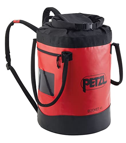 PETZL BUCKET Upright Rope Bag - color: Red, size: 45 Liters