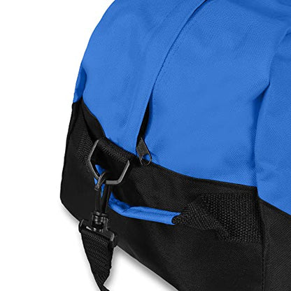 21" Large Duffle Bag with Adjustable Strap - color: Royal Blue