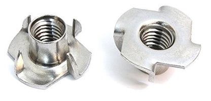 Escape Climbing Four Pronged Zinc T-Nut | Durable Steel Hardware for Rock Climbing Holds | Easy Install (100)