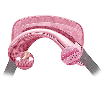 ZINZ Universal Shoulder Pad with Ultra Thick Cushion for Bag Luggage Bag Crossbody, Plus Long & Anti-Slip & Breathable,Pink - color: Pink