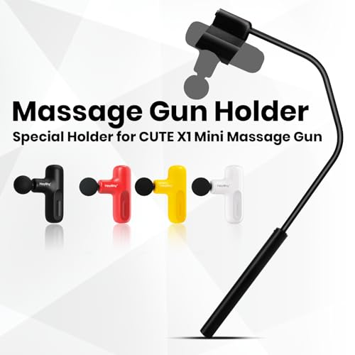 HEYCHY Massage Gun Holder for Hard to Reach Areas (Works with Cute X1) | Ergonomic Design Massager Holder, Easy Control, Secure Hold, Effortless Use - color: Auxiliary Frame