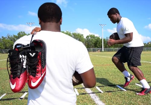 Footwear Clip, Shoe Bag, Hang Extra Shoes Cleats Boots or Gear on Your Bag. - color: 3-Pack Red