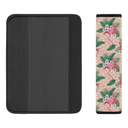 2 Pack Flamingo Art Seat Belt Shoulder Pad Universal Fit Harness Pads Strap for Kids, Car Seats Pushchair Strollers High Chair Pushchair, Shock Absorption - color: Pattern 249