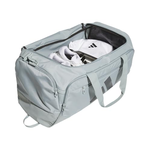 adidas Defender 5 Duffel Bag for Sports, Gym and Travel, Wonder Sage Green/Grey Six, OSFA - color: Wonder Sage Green/Grey Six/Medium 59L, style: Medium 59l