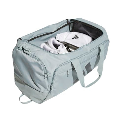 adidas Defender 5 Duffel Bag for Sports, Gym and Travel, Wonder Sage Green/Grey Six, OSFA - color: Wonder Sage Green/Grey Six/Medium 59L, style: Medium 59l