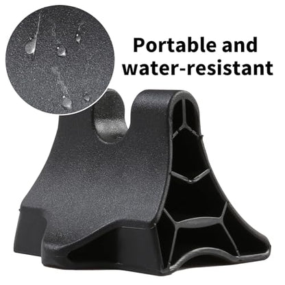 Trigger Point Massage Tool, Handheld Deep Tissue Manual Massager for Neck, Shoulders, Back & Feet, 3-Edge Pressure Point Design, Portable (Black)