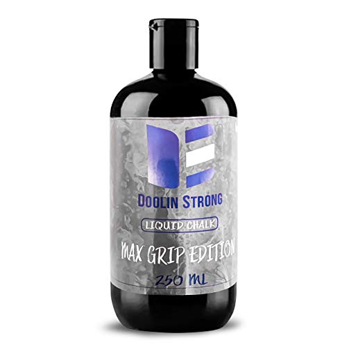 Liquid Chalk 250ml - Weightlifting Chalk - Superior Grip and Sweat-Free Hands for Gym, Sports, Rock Climbing, Lifting, Workout, Bouldering, Gymnastics, Fitness and More
