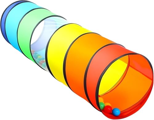 Climbing Toys for Toddlers (Colorful Crawl Tunnel) - style: Colorful Crawl Tunnel