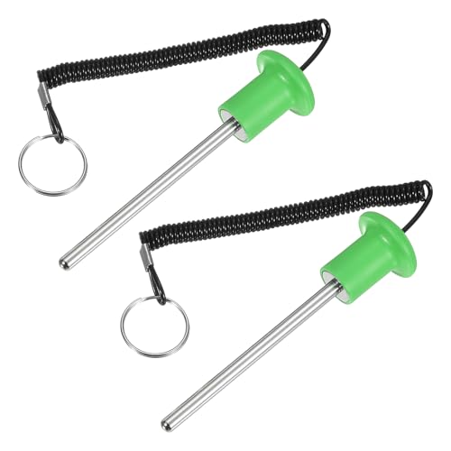 Gym Pin Weight Stack Pin Strength Training Lifting Equipment Replacement with Pull Rope Fitting for Home Gym - color: Green, size: 0.3 x 4.9 Inch