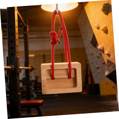 Healifty 2pcs Portable Wooden Climbing Board for Rock Climbing Training, Lightweight Design Hangboard for Climbers, Sturdy Handboard for Indoor and Outdoor Use