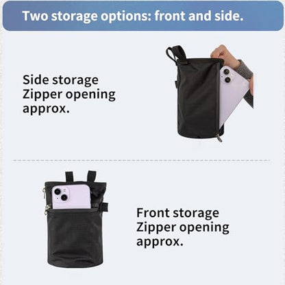 Chalk Bag Waterproof Adjustable Waist Belt Powder Sack | Rock Climbing Chalk Bag for Gymnastics Golf Gym Bowling Lifting Bouldering Weightlifting Workout