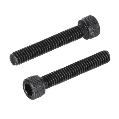 uxcell #8-32x1" Hex Socket Head Cap Screw Bolts 12.9 Grade Alloy Steel 25pcs - size: #8-32x1"
