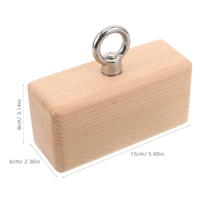 Wooden Grip Strengthener Block Gripper with Adjustable Resistance, Ergonomic Design Forearm Trainer for Climbing Training Equipment and Daily Finger Strength Training