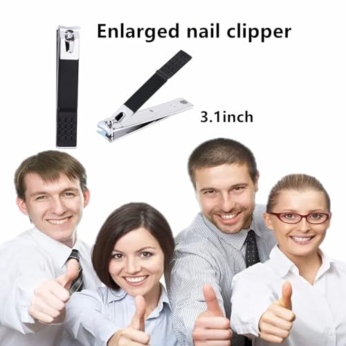 Nail Clipper Kit Nail Care Set for Men Women Nail Clipper Set Manicure Kit | Travel Manicure Set with Case Toe Finger Nail Clippers Personal Care Tools Nail Clipper Grooming Kit Gfit for Men Women - color: Black White