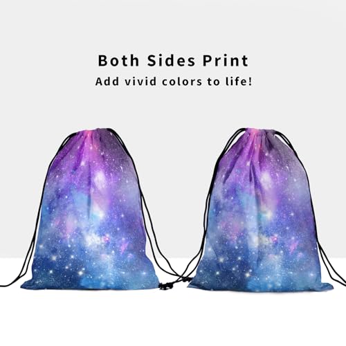 Gymnastics Grip Bag for Gymnasts Gymnastic Drawstring Bag Gym Athlete Bag - color: Purple Galaxy, size: 9.25" x 12" (Pack of 1)