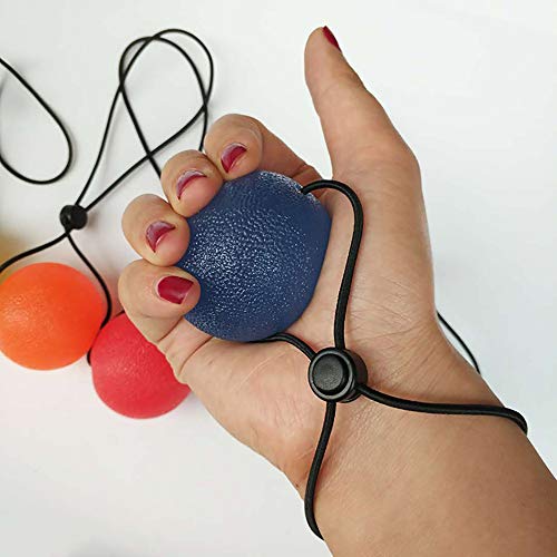 Multiple Resistance Therapy Exercise Gel Squeeze Balls for Hand Finger Wrist Muscles Arthritis Grip Exerciser Strengthening - color: Towing Ball