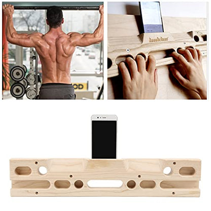 Tyenaza Rock Climbing Fingerboard, Wooden Professional Climbing Training Hangboard Fingerboard