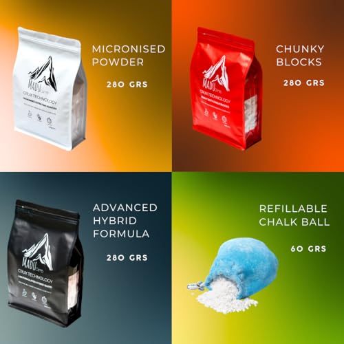 Crux Technology Sports Chalk for Rock Climbing 100% Magnesium Carbonate - style: Micronised Powder
