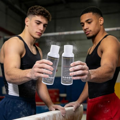 Chalk Liquid Fast Drying - 100ml Anti-Slip Hand Powder | Sports Liquid Grip Chalk for Rock Climbing Badminton Weightlifting Gymnastics Fitness Tennis Golf - color: White