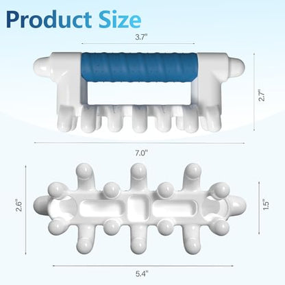 Fascia Massage Tool Blaster for Cellulite,Handheld Myofascial Release Tool for Deep Tissue Massage,Trigger Point Massage Tool for Manual Massage of Neck & Back - color: Dark Blue