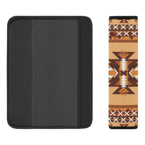 2 Pack Native American Southwestern Boho Aztec Seat Belt Shoulder Pad Universal Soft and Comfortable Seat Belt Covers Cushion for Kids, Most Cars, Comfortable Driving - color: Pattern 895