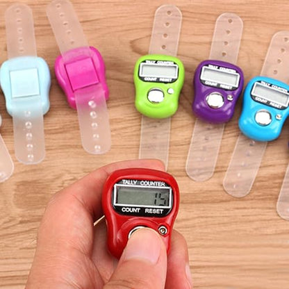 Clickers for Counting Resettable Number Lap Compact Mechanical Clicker | Hand Tally Counter for Golf Strokes Scorekeeping Crochet Loop Counting Knitting Row Tracking Coaching Training Lap Timing