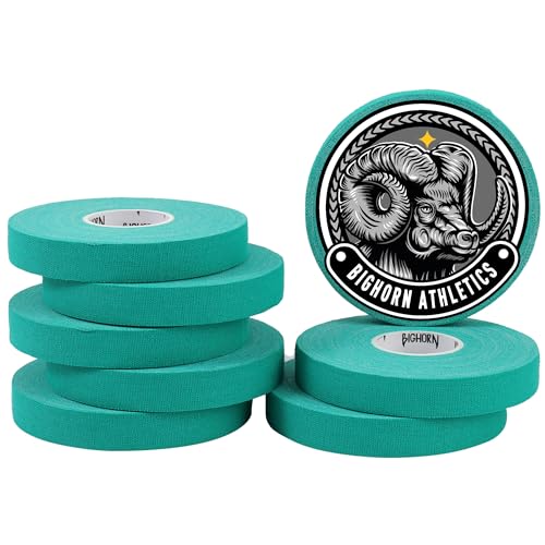 Bighorn Athletics Finger Tape, Female Climber Tin, 0.5"x45ft, 8Rolls, Green | Climbing tape with retro design tape holder for tension support & bouldering. EZ tear, strong adhesive, residue-free. - color: Green