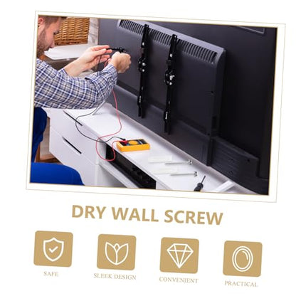 10 Sets Tv Mounting Hardware Kit Reliable Drywall Anchors and Screws for Secure Installation of Wall Mount Brackets for Tvs and Picture Hanging