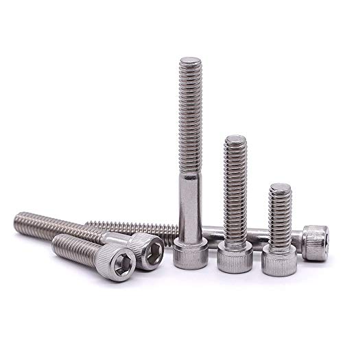 1/4-20 x 3 Socket Head Cap Screw Bolt, 304 Stainless Steel 18-8, Allen Hex Drive, Coarse Thread UNC, 10 PCS - size: 1/4-20 x 3"