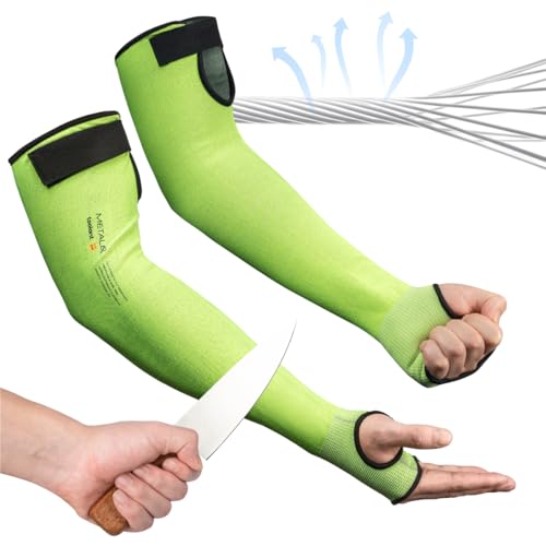 Ultra-Comfort Cut Resistant Sleeves for Thin Skin and Bruising, Cooling Protective Arm Sleeves for Gardening, Farming, Yard - color: Green, size: 1 Pair