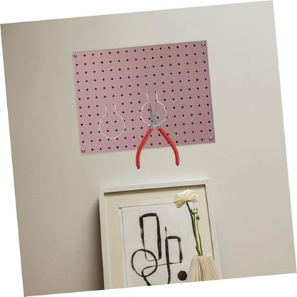 GALPADA 10pcs Metal Plating Pegboard Hooks Ring Style Iron Hanging Board Organizer for Garage Workshop Storage Easy Install Heavy Duty Support