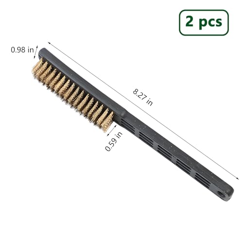 2Pcs Bowling Shoe Brush Accessories Kit Essential Bowling Supplies and Equipment for Men and Women Helps Improve Shoe Slide Protects Soles Remove