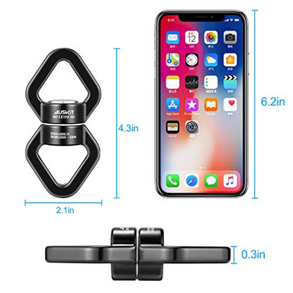 Black Swing Swivel, 30 KN Safest Rotational Device Hanging Accessory - color: Black, size: 30 KN
