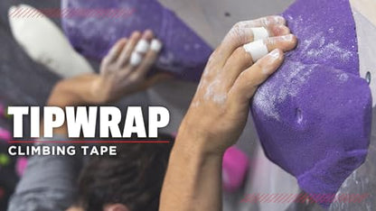 Escape TipWrap Climbing Tape - Premium Adhesive Finger and Hand Protection for Rock Climbing, Bouldering, Crossfit, and Weightlifting - Durable, Sweat-Resistant, Easy Application - .5" x 10 Yards (1)
