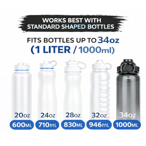 Magnetic Gym Bag for Men & Women – Small Gym Bag with Rack Attachment, Water Bottle Holder (Up to 40oz), Compact Workout Bag Keeps Gear Off Floor, Quick-Dry Towel Included