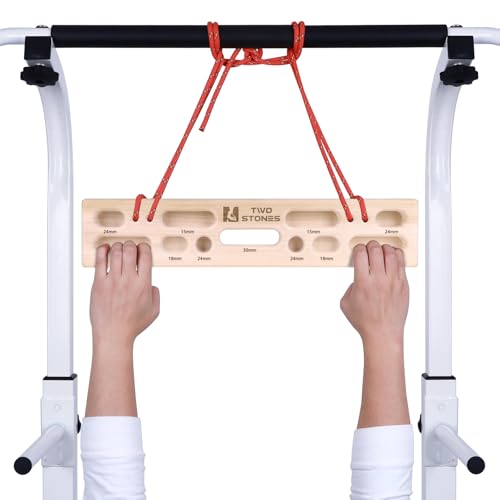 Two Stones Portable Hangboard | Rock Climbing Hangboard | Hang Board for Climbing | Rock Climbing Gifts for Rock Climbers for Climbers | Bouldering Gifts