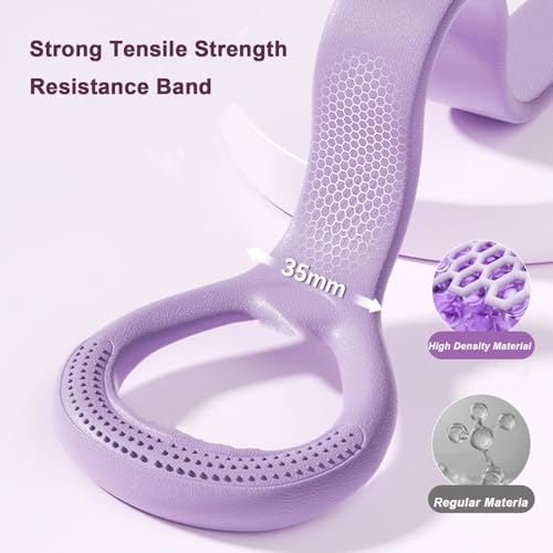 Figure 8 Resistance Band Elastic Bands with Handles for Stretching Working Out Arm Back Shoulder Chest Exercise Rope Bands Fitness Equipment for Yoga, Pilates, Physical Therapy - color: Blue