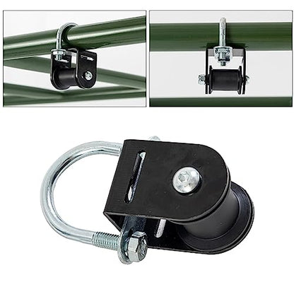 Weight Lifting Pulley Wheel Lifting Rope Pulley Loading 220lbs DIY Attachment Mute Sturdy Pull Down Wheel for Fitness Equipment Accessories - color: Screw Pulley