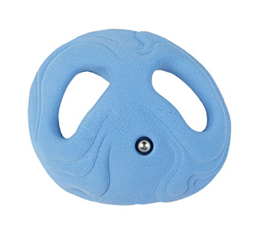 Atomik Rock Climbing Holds Bolt-On Double Hander Pocket in Blue