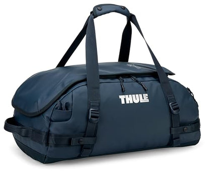 Thule Chasm Duffel bag, Weather-resistant materials, Easy packing, Converts to backpack, Internal pockets, Travel-ready - color: DARKEST BLUE, size: 40L
